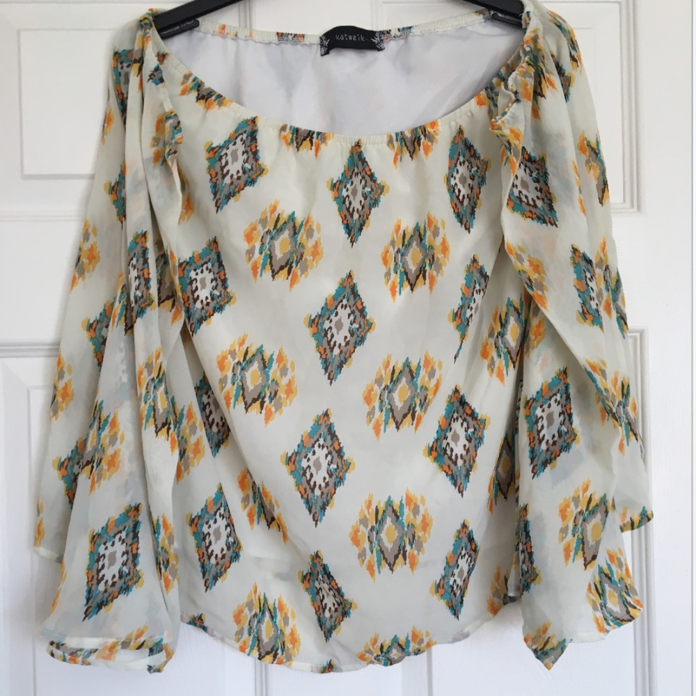 Katwalk Print Blouse